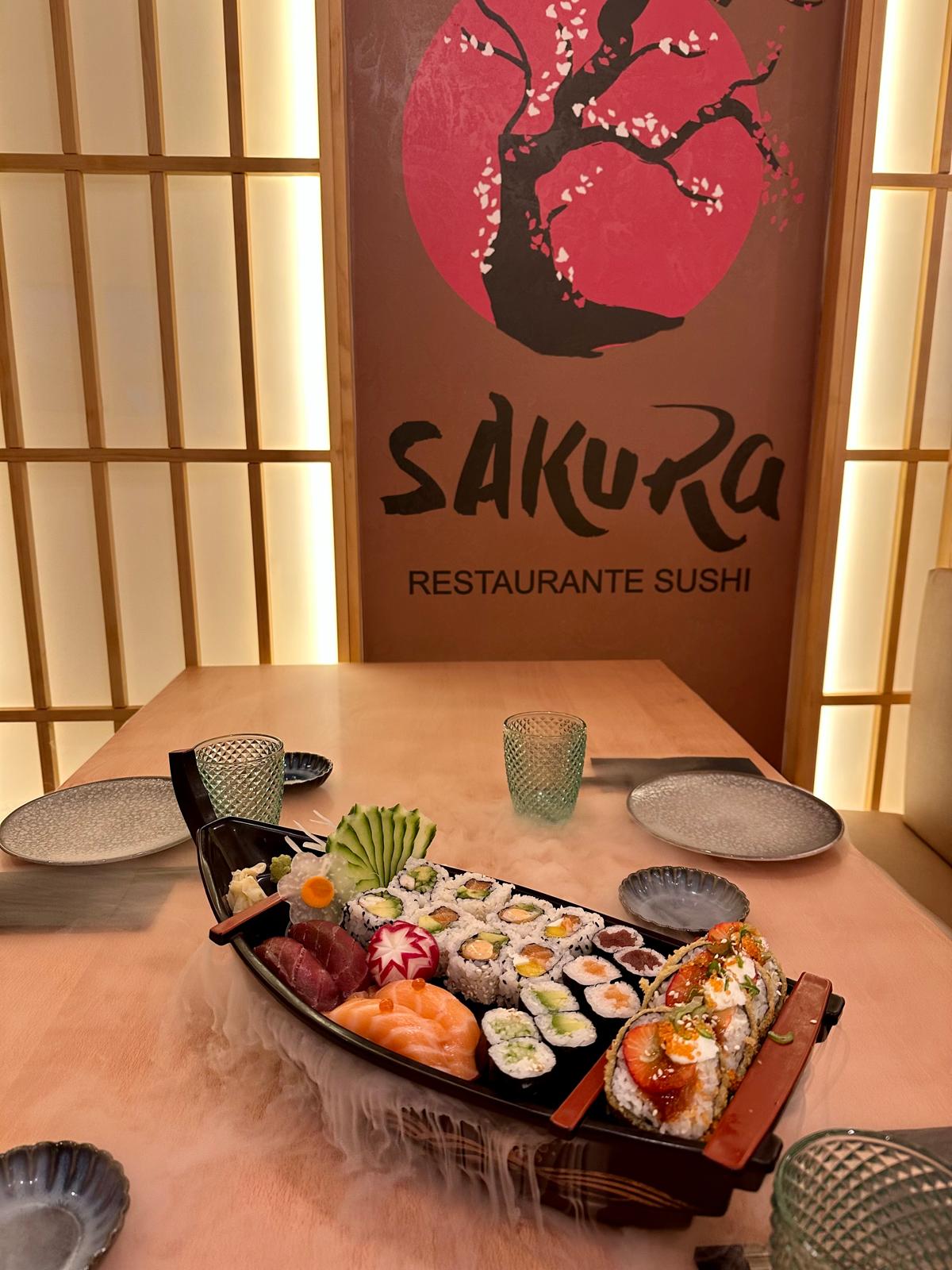 Elegancia del sushi